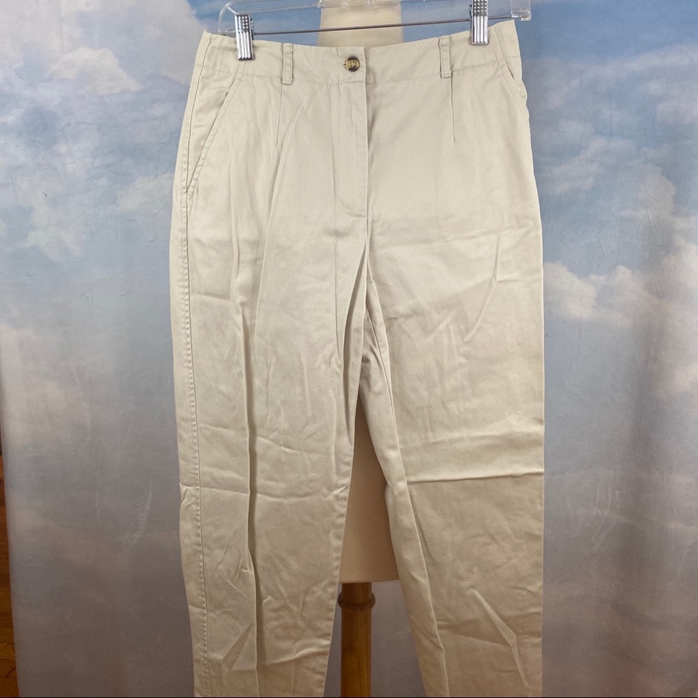 Vintage 90s Talbots Khaki Pants Size 6P